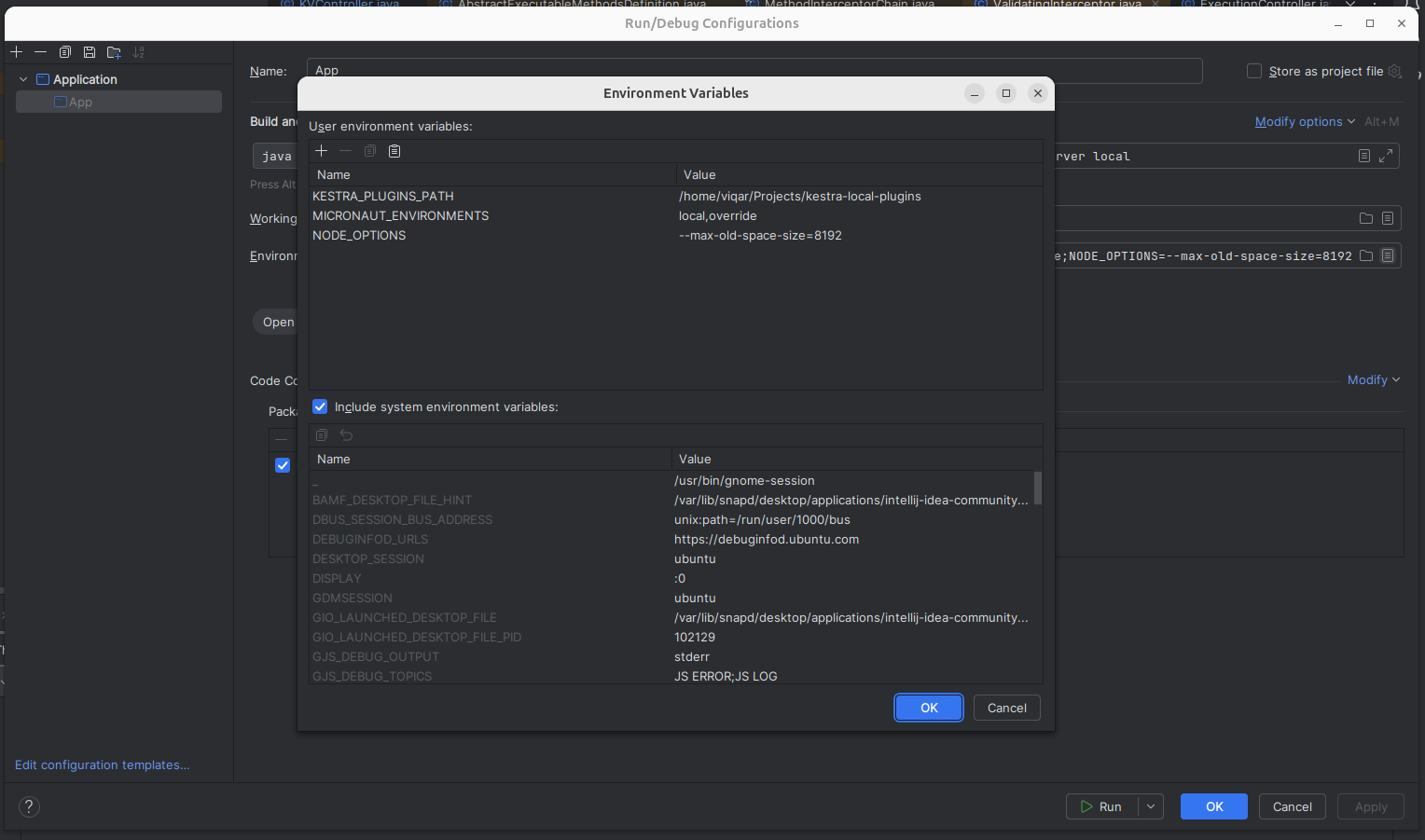 Intellij IDEA Configuration 