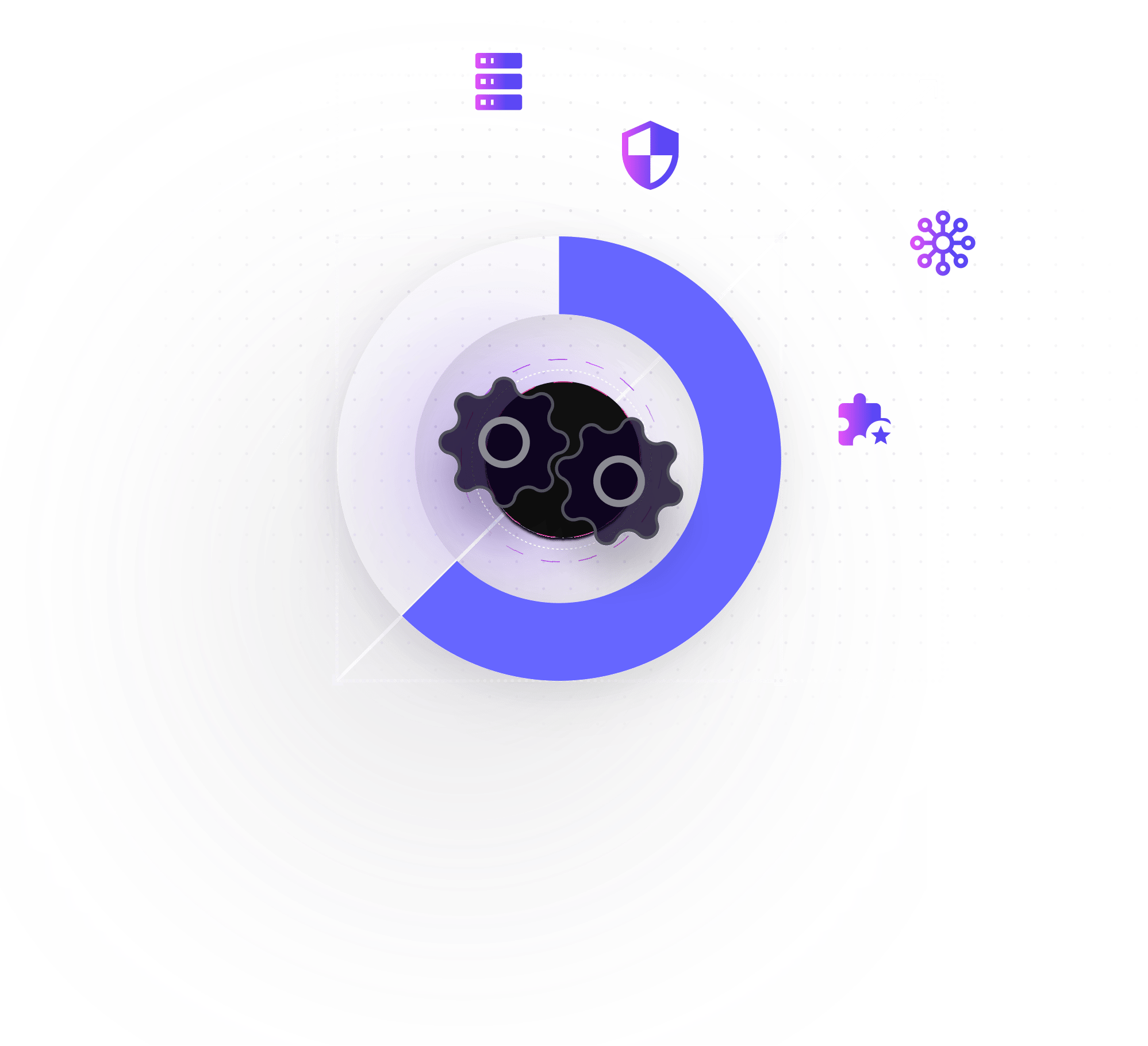 A dashboard with success or fail task events